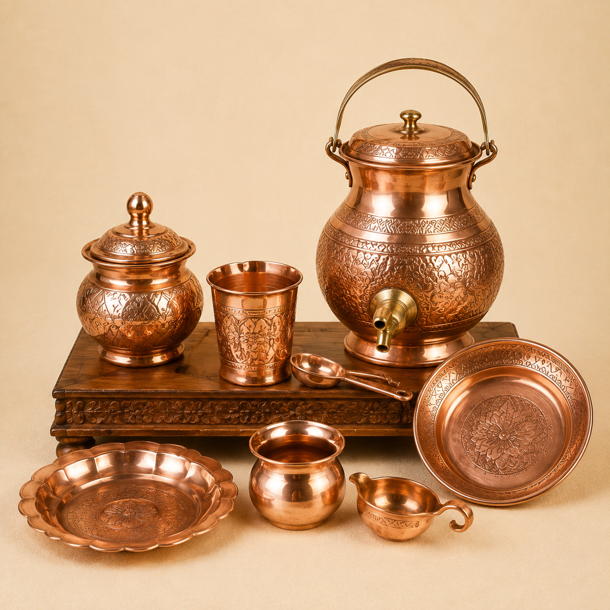 Copper Pooja Collection