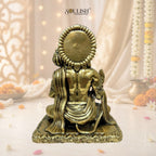 Lord Hanuman Brass Idol | Handcrafted Pure Brass Hanuman Murti for Home Temple