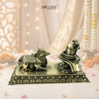 Nandi Shivlingam Brass Idol