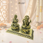 Lakshmi Ganesha Brass Idol