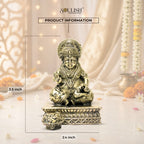Lord Kuber Brass Idol – God of Wealth & Prosperity, Spiritual Home Décor