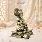 Lord Kuber Brass Idol – God of Wealth & Prosperity, Spiritual Home Décor