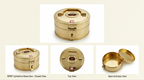 Brass round Box ( Jhapi )