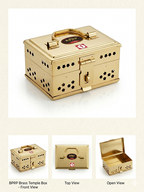 Brass Square box ( Sanduk )