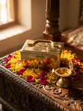 Brass Square box ( Sanduk )